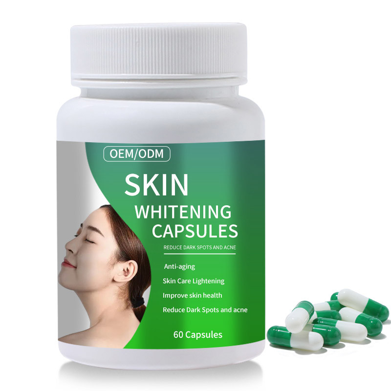 La pelle antinvecchiamento che imbianca il supplemento del glutatione del collagene delle capsule per riduce i punti scuri e l'acne