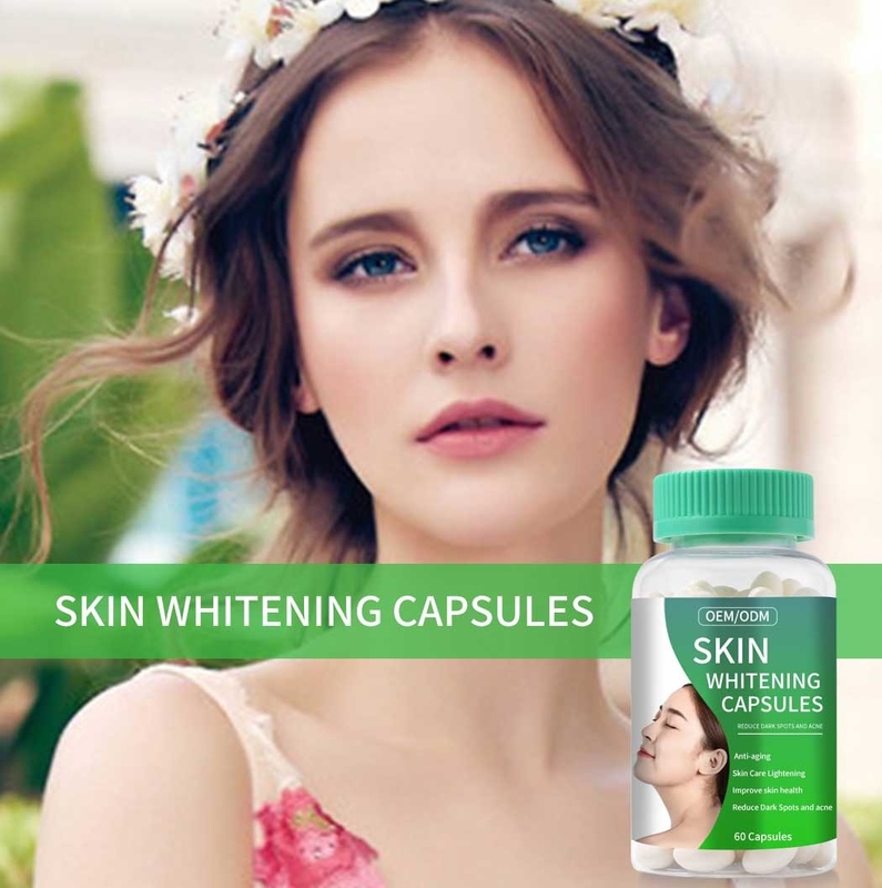 La pelle antinvecchiamento che imbianca il supplemento del glutatione del collagene delle capsule per riduce i punti scuri e l'acne
