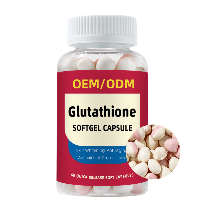 OEM Private Label Vitamina C 1500mg L-glutatione compresse per sbiancamento della pelle Softgel
