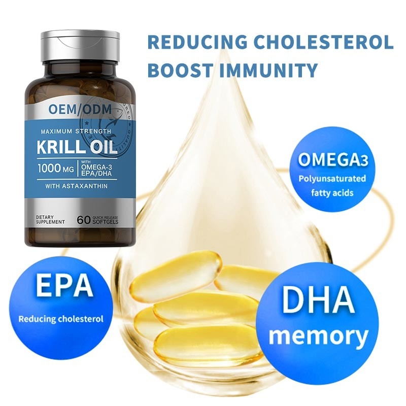 Supplemento halal di Omega 3 Softgels Epa Dha dell'olio di pesce dell'OEM per la riduzione del colesterolo