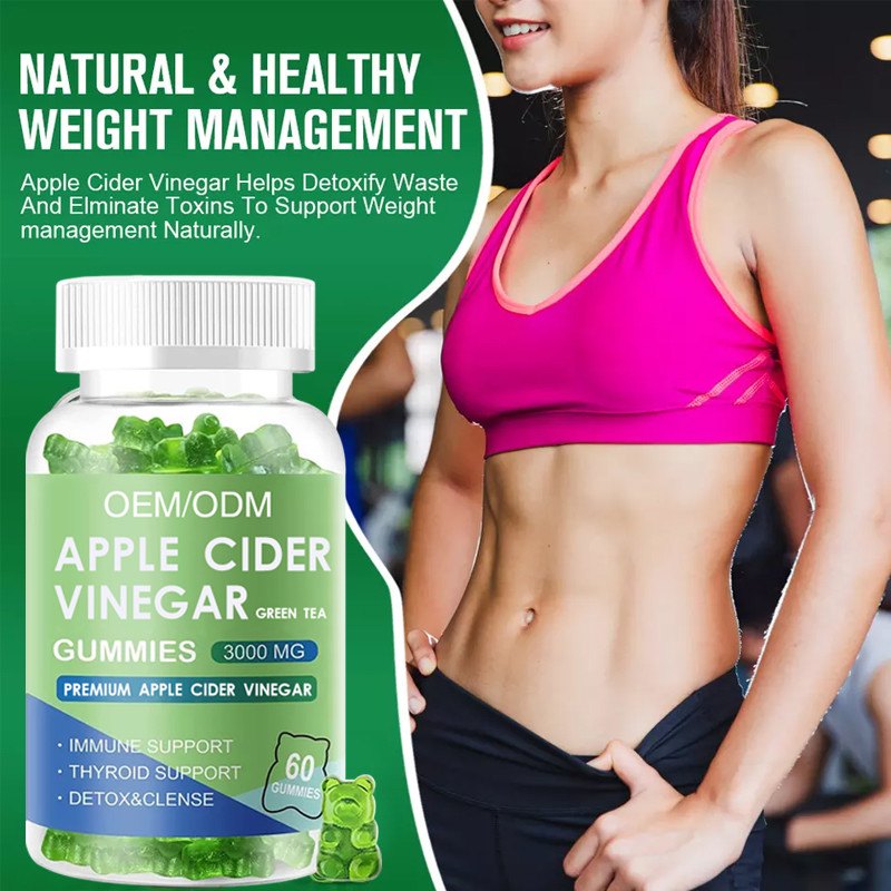 Oem Apple Cider Gummies Vegan Organic Keto Bhb Caramelle all'aceto di sidro di mele dimagranti per la perdita di peso
