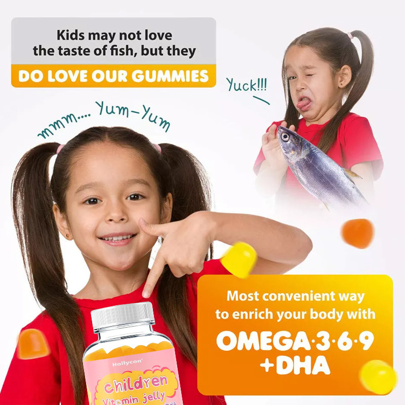 Vitamine gommose quotidiane C dell'orso dello zinco dell'OEM di supplemento di sanità del multivitaminico 60 per i bambini