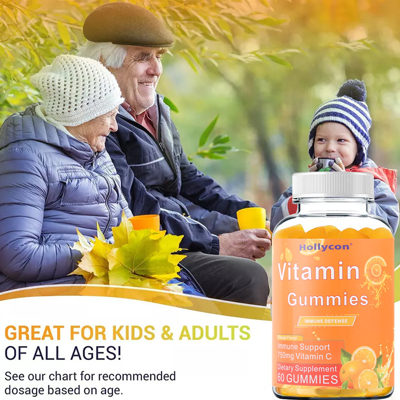 750mg Colleen Fitzpatrick Gummies per il supporto immune degli adulti con l'arancia libera del glutine delle vitamine di B