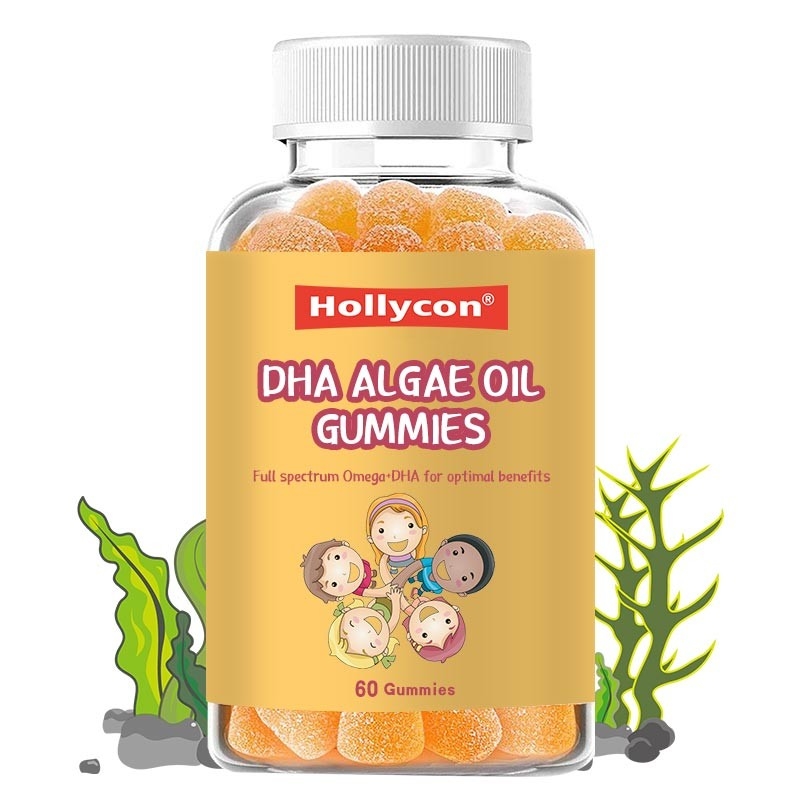 Le ALGHE di nutrizione DHA lubrificano le pillole dell'olio di fegato di merluzzo di Gummies EPA DHA gommose per i bambini adulti