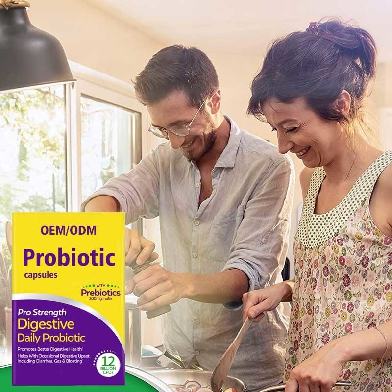 I supplementi grassi della taglierina di probiotici per gli uomini 60 delle donne incapsula liberamente il glutine non OMG