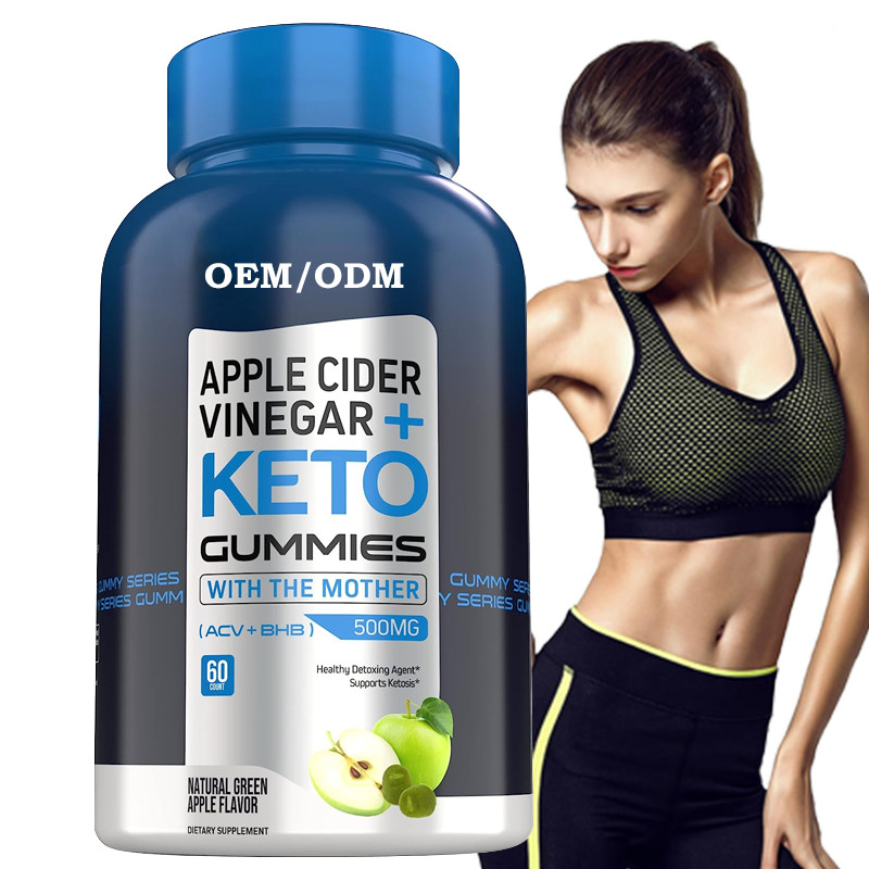 ACV cheto Gummies di Garde dell'alimento con l'aceto di sidro della madre BHB Apple Sugar Free For Energy