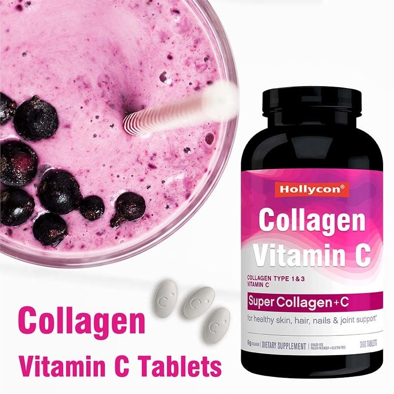 Il collagene completa le compresse organiche di Colleen Fitzpatrick di sostegno della pelle e dell'unghia dei capelli dell'OEM