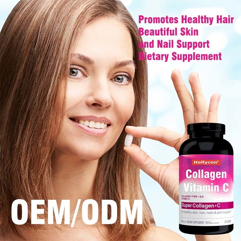 Il collagene completa le compresse organiche di Colleen Fitzpatrick di sostegno della pelle e dell'unghia dei capelli dell'OEM