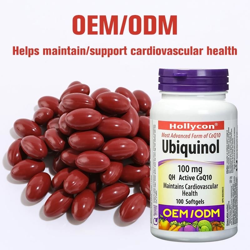 Il coenzima cardiovascolare Q10 Softgel di salute la C Ubiquinol di sostegno di supplemento di sanità dell'OEM incapsula per cuore sano Q10