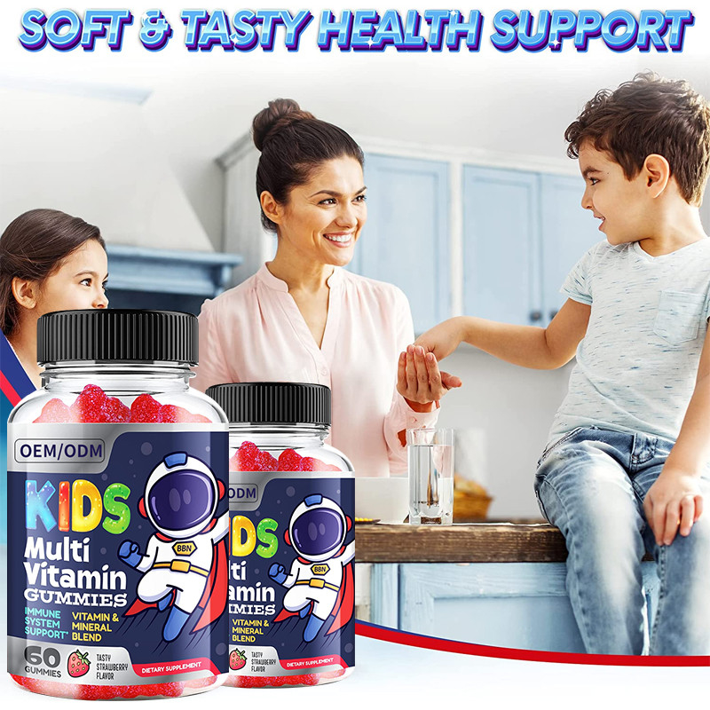 Multivitaminico dei bambini gommoso tutto e integratore alimentare immune di sostegno di 13 gli delle vitamine minerali essenziali di chiave