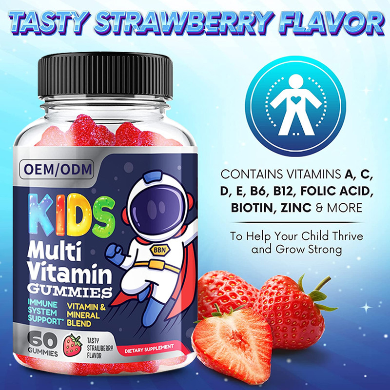 Multivitaminico dei bambini gommoso tutto e integratore alimentare immune di sostegno di 13 gli delle vitamine minerali essenziali di chiave