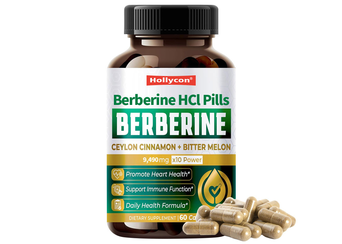 HALAL Berberina HCL Capsule Supplemento per il sistema immunitario Supporto alla gestione del peso