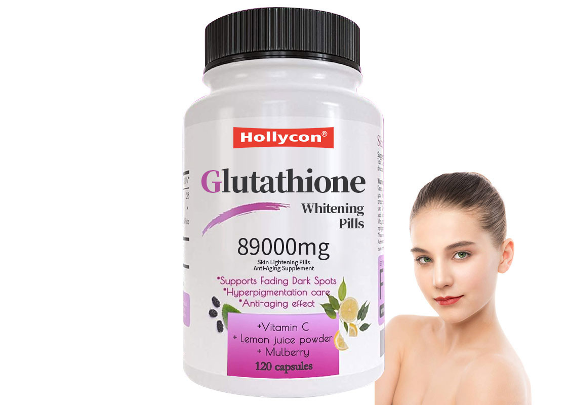 OEM Glutatione pillole sbiancanti aiutano a nutrire la pelle e alleggerisce tono integratore anti-invecchiamento