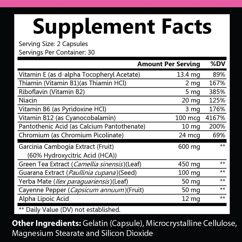 OEM Booster del metabolismo naturale caldo magro pillole di dieta termogeniche perdita di peso capsule per le donne