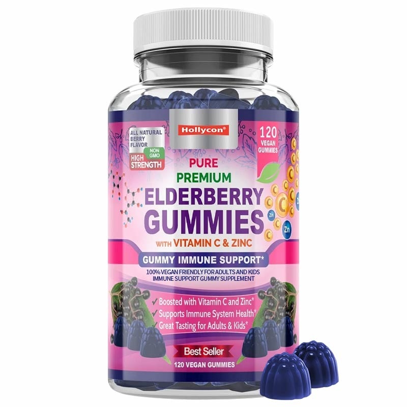 Marca privata gomma di mirtillo con vitamina C e zinco adulti e bambini gomma di sostegno immunitario