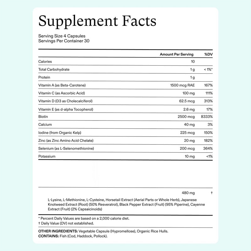 Etichetta privata Supplementi per la crescita dei capelli di equilibrio femminile Età 45 e oltre Capelli visibilmente più spessi e copertura del cuoio capelluto Capelli femminili
