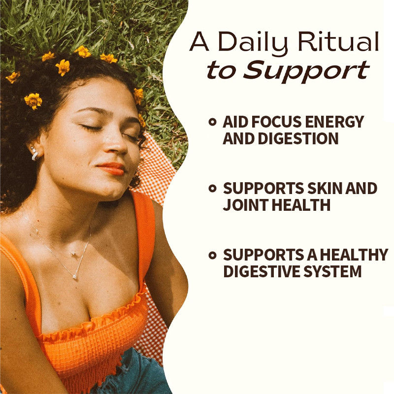 Caffè al fungo istantaneo biologico con collagene Olio MCT Digestione Supplemento di salute Funghi Caffè in polvere