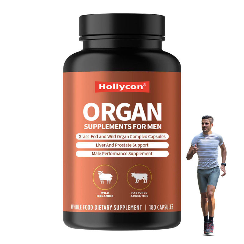 Supplementi di organi per gli uomini Complesso di organi alimentati con erba e selvatici Capsule di supporto alla prostata Supplementi di prestazioni maschili
