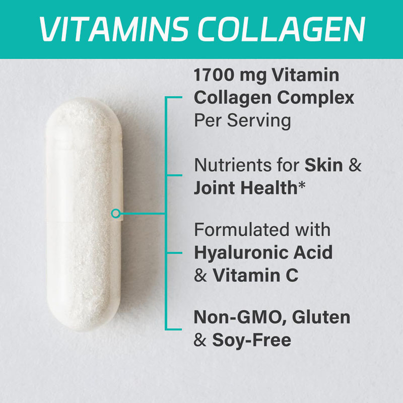 Supporto OEM Collagene per donne Uomini Pillole multi collagene Vitamine Capsule di collagene