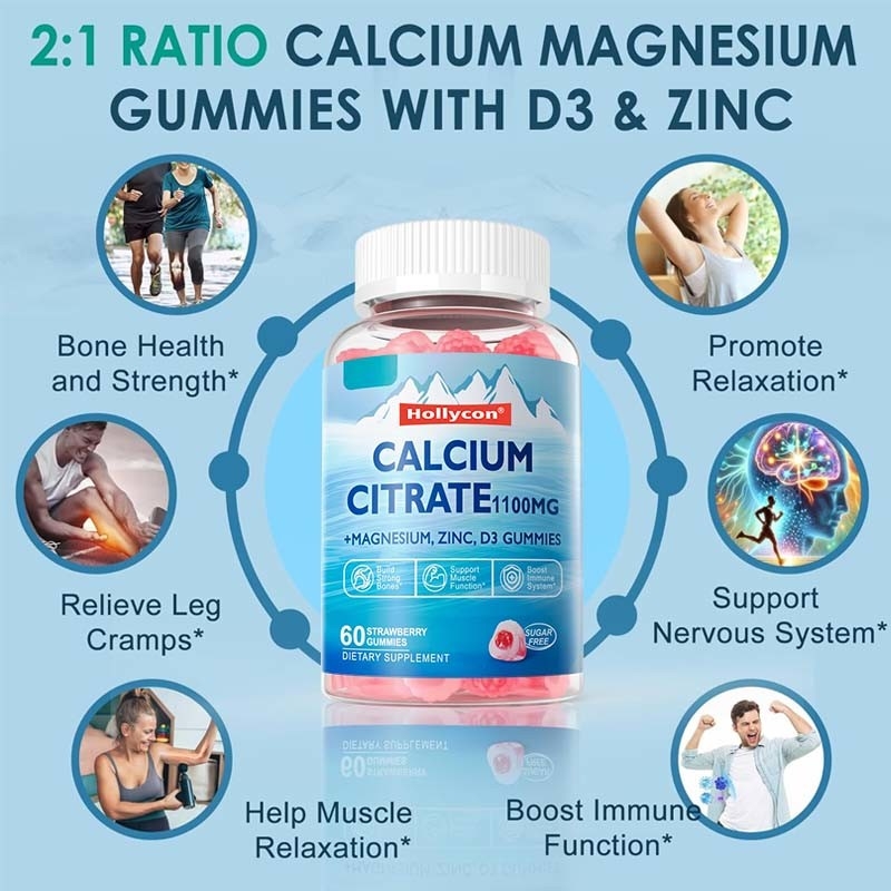 Supporto OEM Ossa Muscolo Salute immunitaria Vitamina D3 per gli adulti
