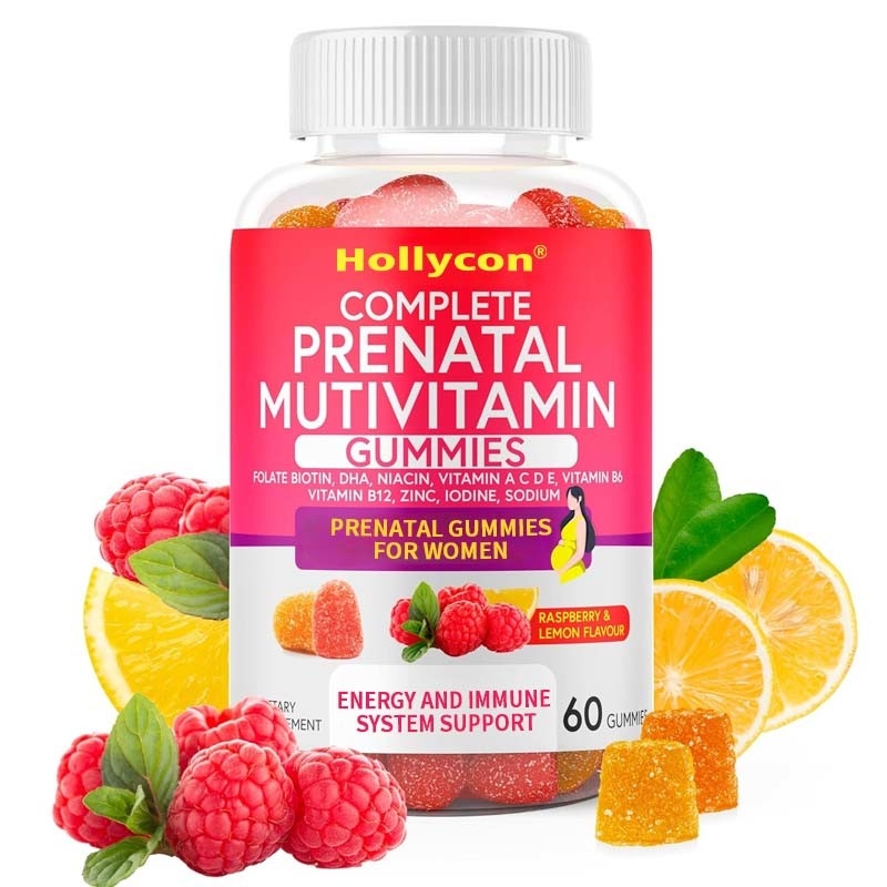 OEM DHA Folato Vitamina B C D Per il supporto fetale e neurale Gravidanza gomme prenatali