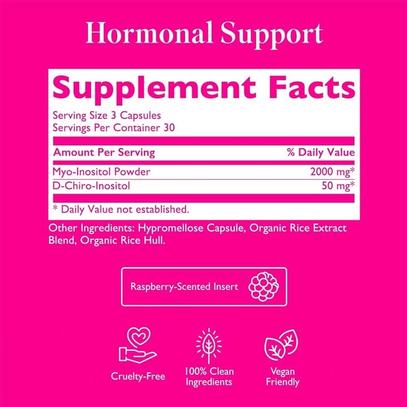 OEM Supporto ovarico Vitamine Equilibrio ormonale per donne Vitamine ovariche Capsule