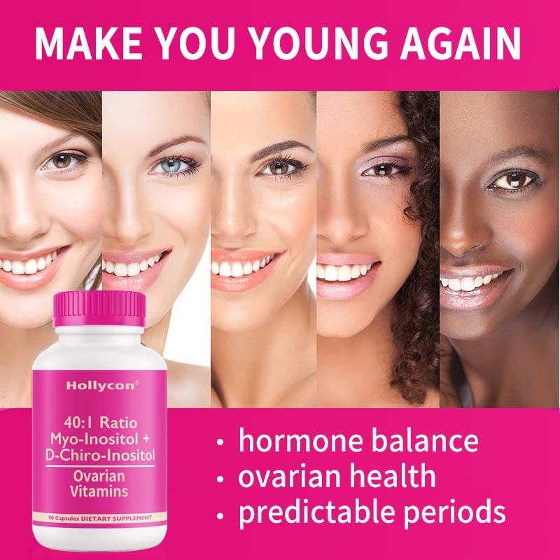 OEM Supporto ovarico Vitamine Equilibrio ormonale per donne Vitamine ovariche Capsule