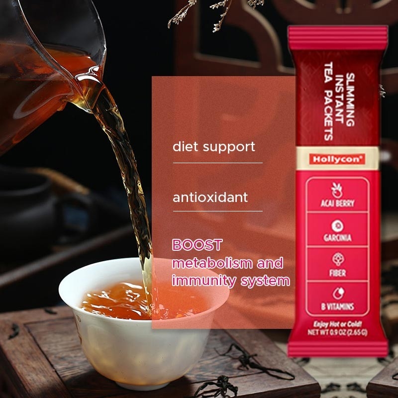 Svelto Instant Tea Packets Per Supporto alla Dieta Tè Oolong Vitamine Garcinia Instant Stick