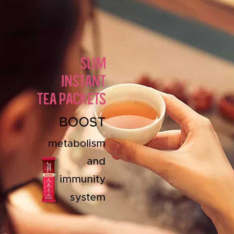 Svelto Instant Tea Packets Per Supporto alla Dieta Tè Oolong Vitamine Garcinia Instant Stick