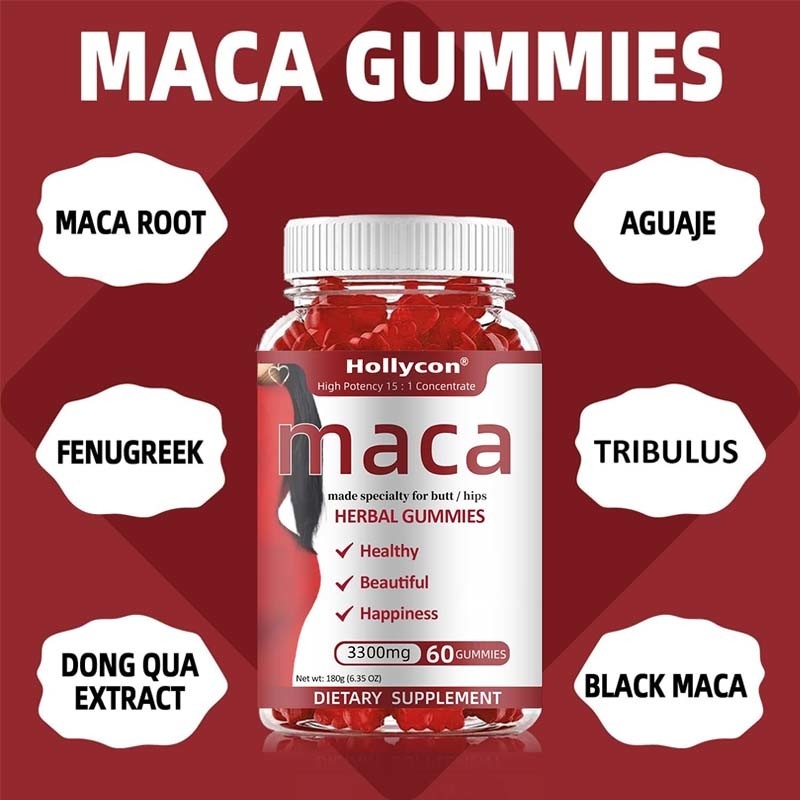 OEM Energia Umore Supporto immunitario e equilibrio ormonale per le donne Maca Gummies