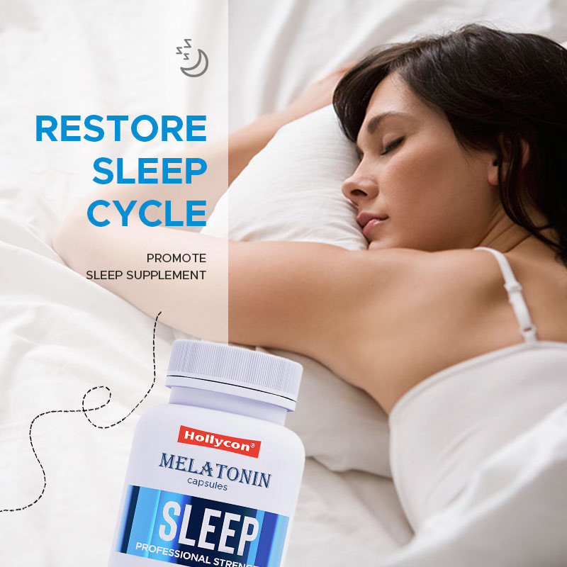 Fornitore Capsule di melatonina Aiuti al sonno per adulti Promuovono l'integrazione del sonno con glicinato di magnesio