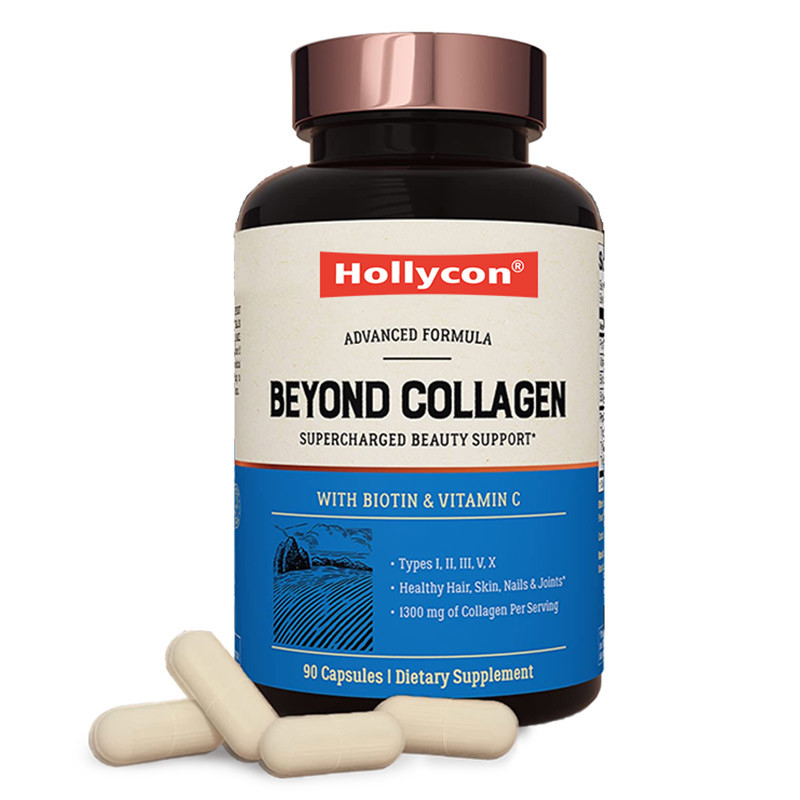 Capsule multi collagene tipi I II III V X Supplemento vitaminico per capelli pelle unghie