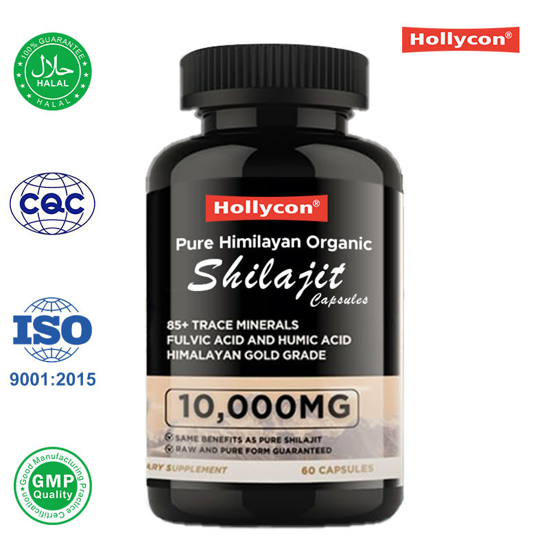 OEM Pure Himalayan Organic Shilajit Capsule Antiossidanti Supporto Energico