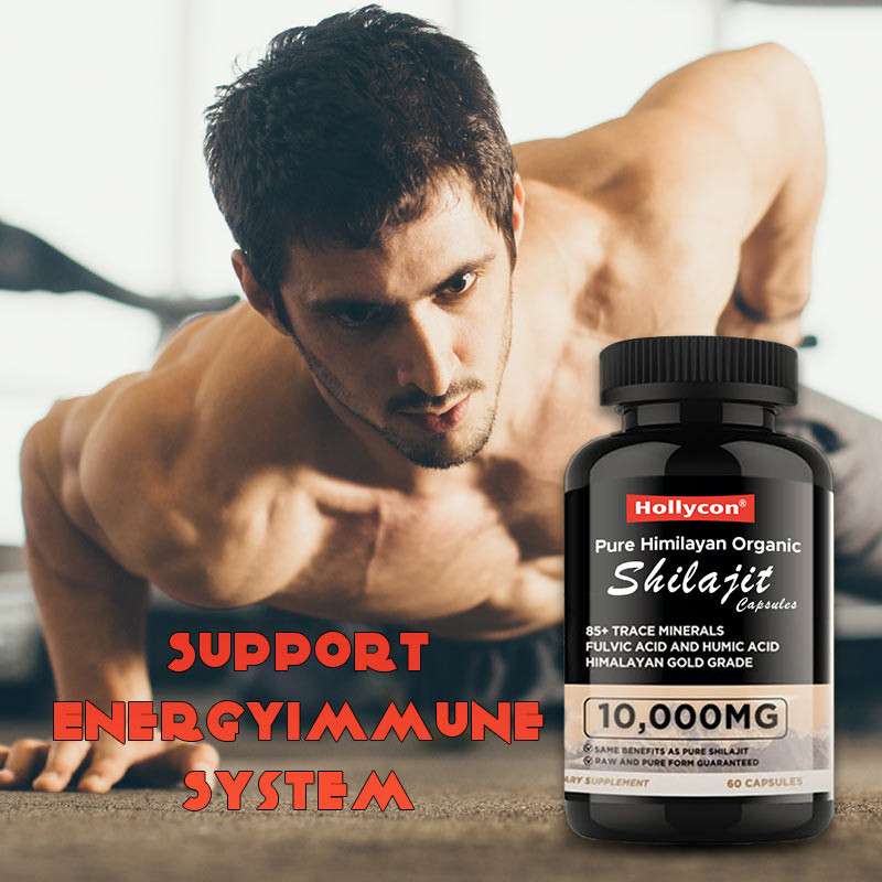 OEM Pure Himalayan Organic Shilajit Capsule Antiossidanti Supporto Energico