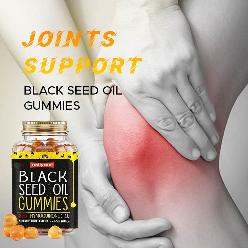 OEM gomma di olio di semi neri per articolazioni supporto 500mg gomma di olio di semi neri