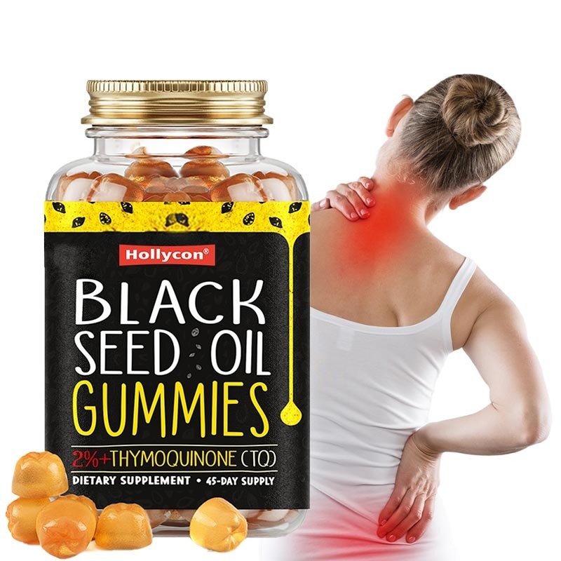 OEM gomma di olio di semi neri per articolazioni supporto 500mg gomma di olio di semi neri