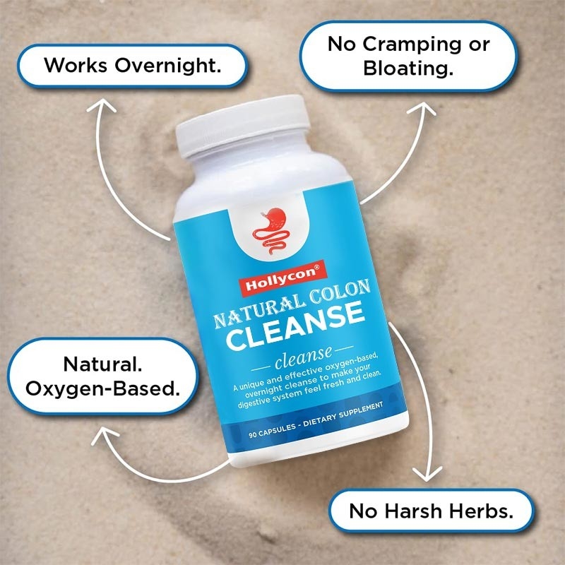 Fabrica Colon Cleanse Supplements Magnesium Oxide Capsule dimagranti 15 giorni Supplemento di pulizia intestinale