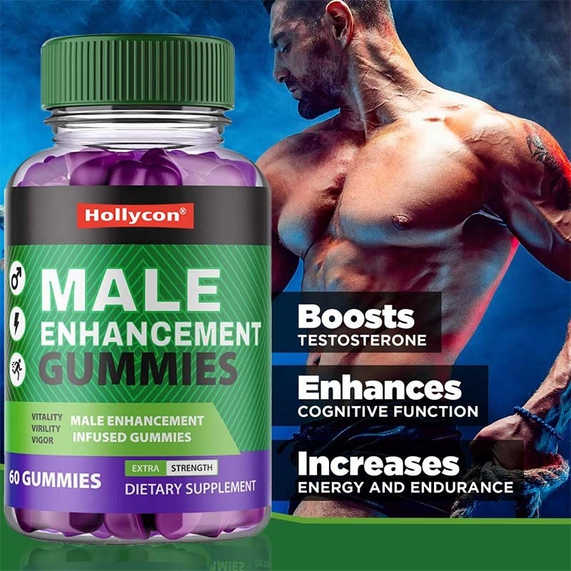 Gumi per il miglioramento maschile OEM Fabbrica Boost Testo Supplemento Gumi di erba di capra arrapato