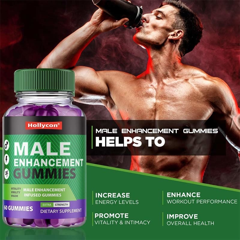 Gumi per il miglioramento maschile OEM Fabbrica Boost Testo Supplemento Gumi di erba di capra arrapato