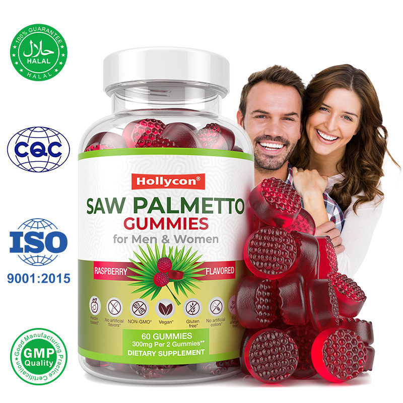 Saw Palmetto Gummies per uomini e donne Equilibrio ormonale Saw Palmetto Supplement