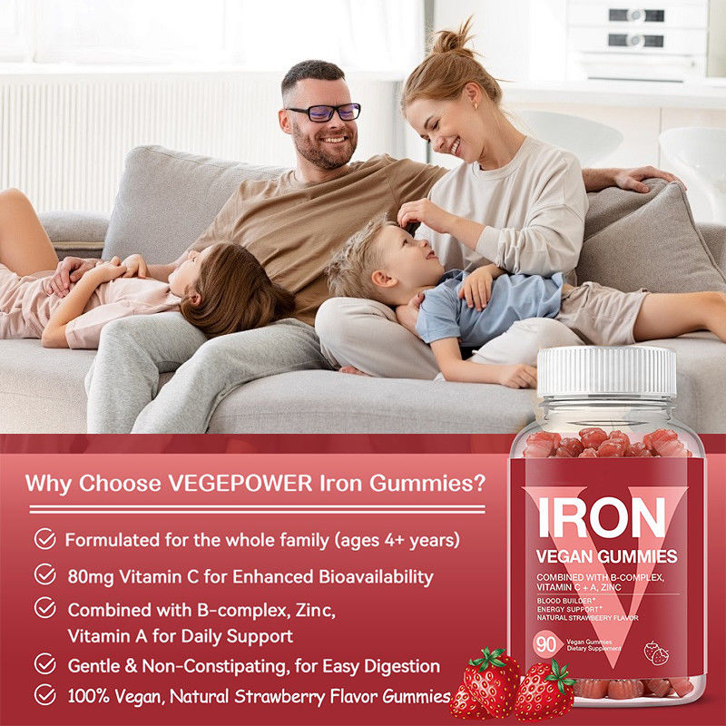 gomme di ferro per uomini e donne gomme di ferro vegetariane per prodotti a base di globuli rossi