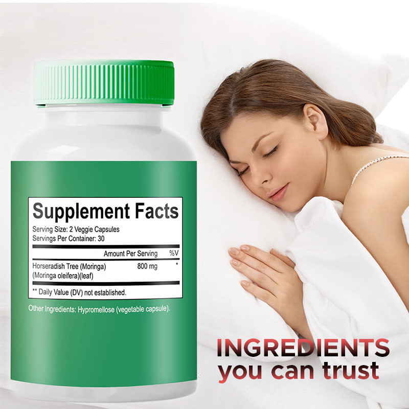 Moringa in polvere capsule 6000mg Moringa Oleifera Miscela proprietaria per il supporto articolare