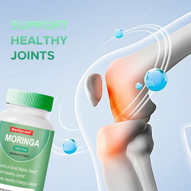 Capsule di polvere di moringa per sostenere livelli energetici sani