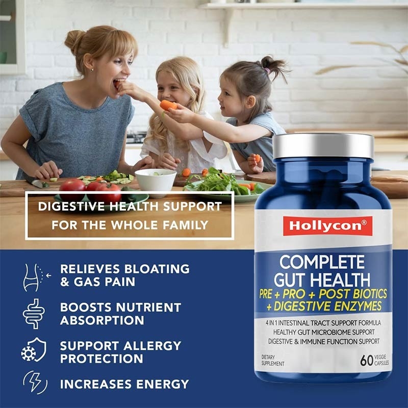 Probiotici di fabbrica per donne e uomini Enzimi digestivi Capsule Supplemento di salute intestinale