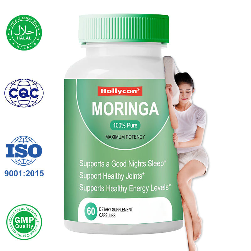 Capsule di polvere di moringa per sostenere livelli energetici sani