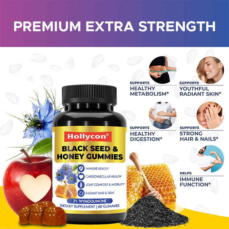 Olio di semi neri e gomma di miele 200 mg Estratto di olio di semi neri per il supporto immunitario