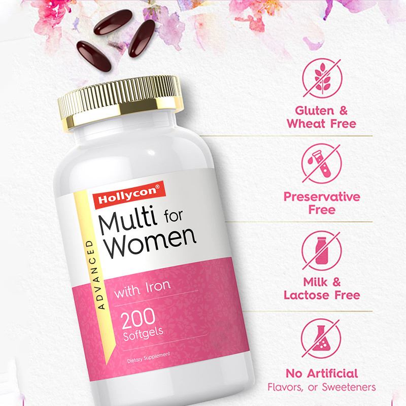 Multivitaminici Softgels per le donne Per il sistema immunitario Vitamine giornaliere per le donne