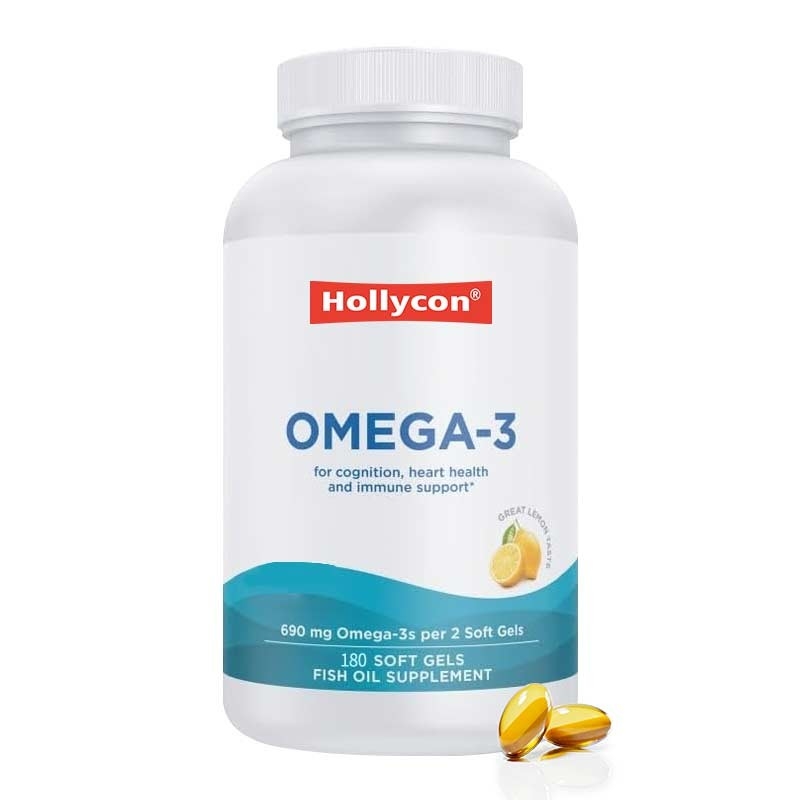 Omega-3 gel morbidi EPA e DHA per il supporto immunitario Salute del cervello e del cuore