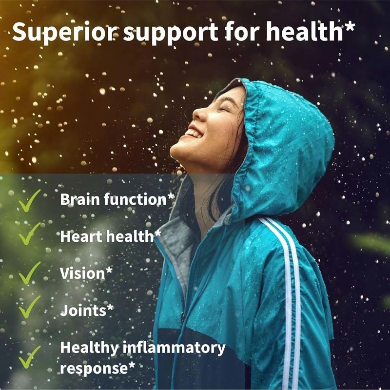 Trigliceridi Omega 3 olio di pesce selvatico per la funzione cerebrale salute dell' occhio e della pelle