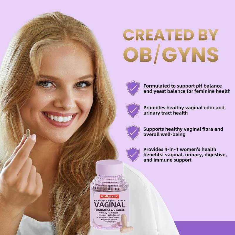 Le capsule di probiotici vaginali per le donne favoriscono l' equilibrio del pH e un odore vaginale sano